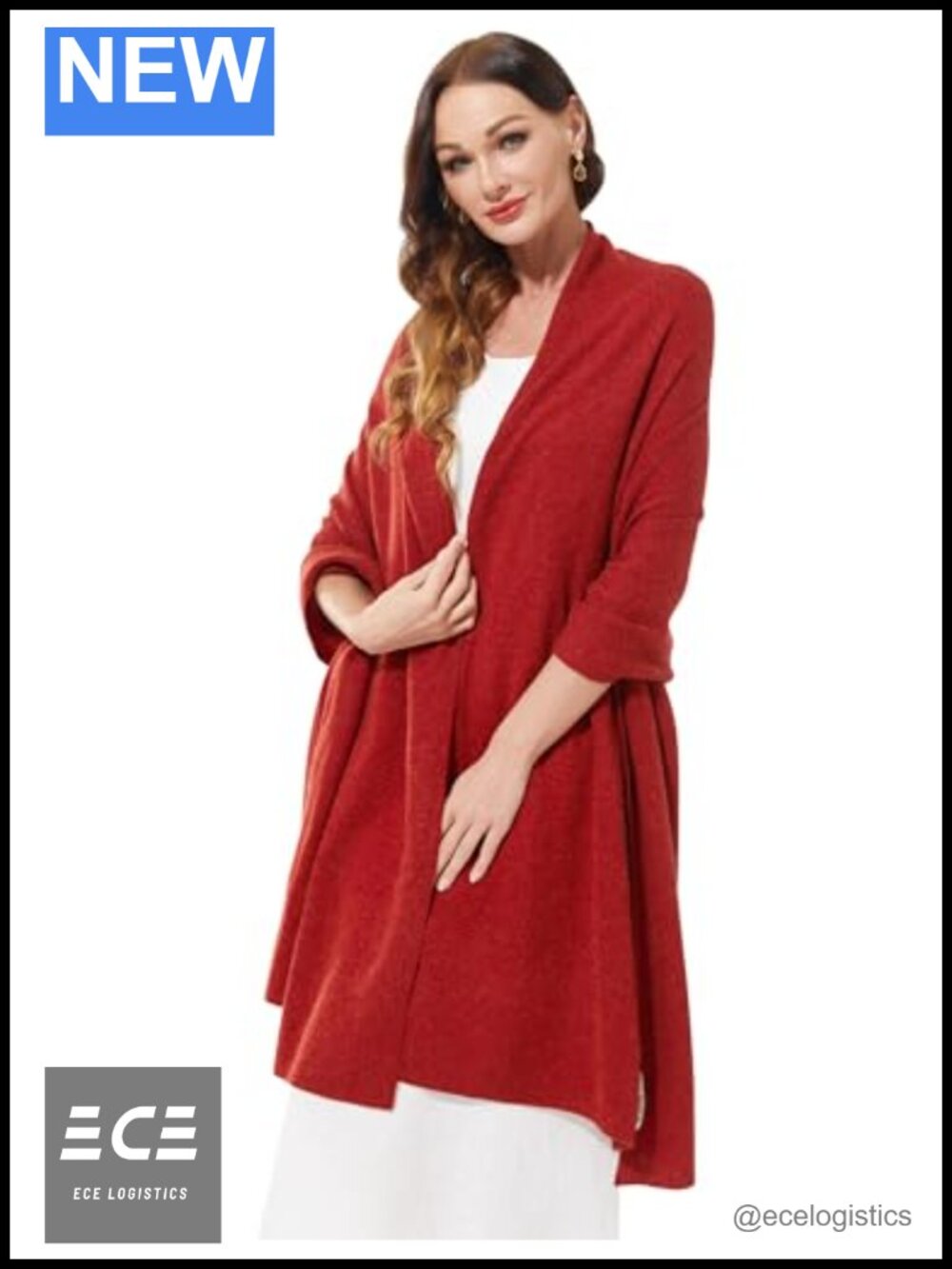 100% Cashmere Scarf Knitted Wrap Shawl Extra Large Long Stole for Women Travel